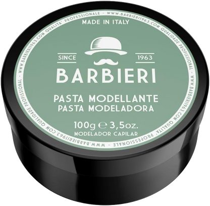 Cera Pasta Modellante Professionale 100gr - Effetto Opaco Naturale e Volumizzante - Argilla per Capelli – Barbieri Since 1963 - Fragranza Agrumata e Legnosa - Uso Unisex Uomo e Donna  Made in Italy