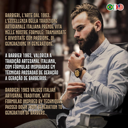 Cera Pasta Modellante Professionale 100gr - Effetto Opaco Naturale e Volumizzante - Argilla per Capelli – Barbieri Since 1963 - Fragranza Agrumata e Legnosa - Uso Unisex Uomo e Donna  Made in Italy