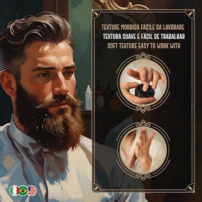 Cera Pasta Modellante Professionale 100gr - Effetto Opaco Naturale e Volumizzante - Argilla per Capelli – Barbieri Since 1963 - Fragranza Agrumata e Legnosa - Uso Unisex Uomo e Donna  Made in Italy